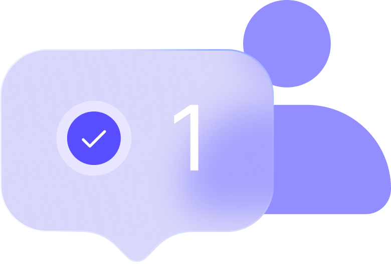 Ilustração de um usuário votando